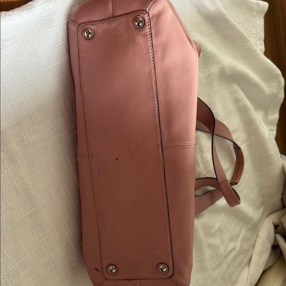 Coach Soft Pink Leather Shoulder Bag - Picture 4 of 10
